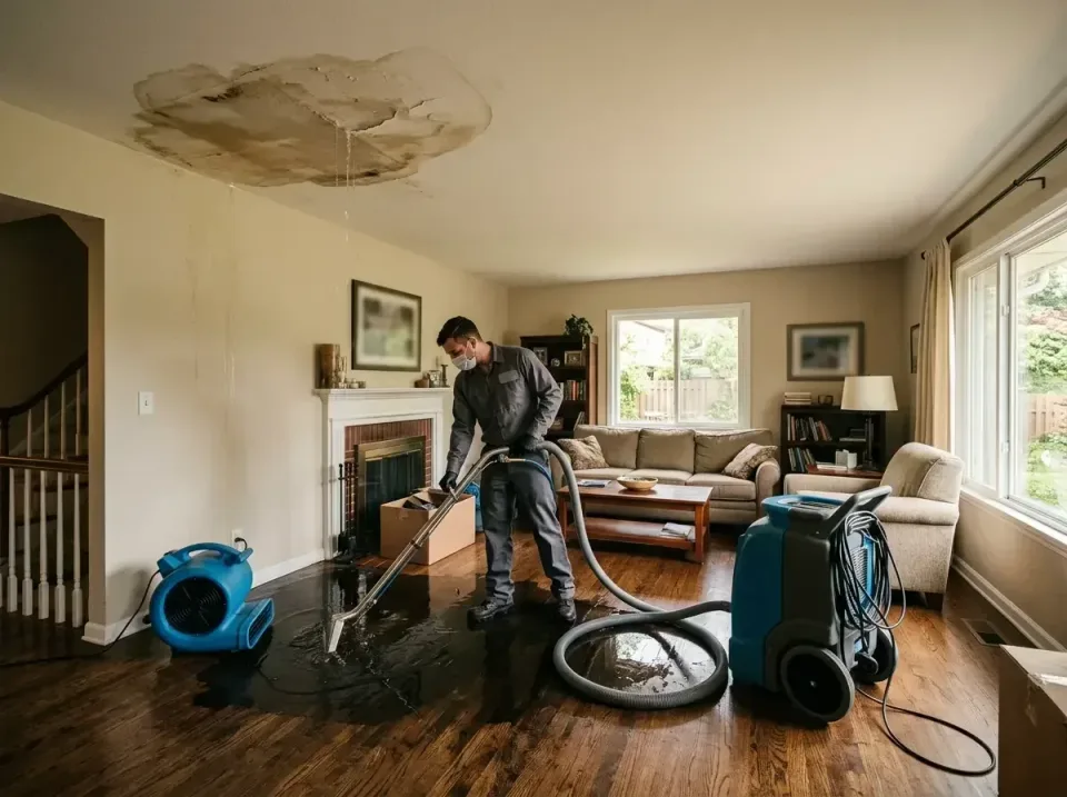 attic-pipe-burst-ceiling-drip-008 — frequently asked questions, Water Damage Restoration & Carpet Care in Stone Ridge, VA